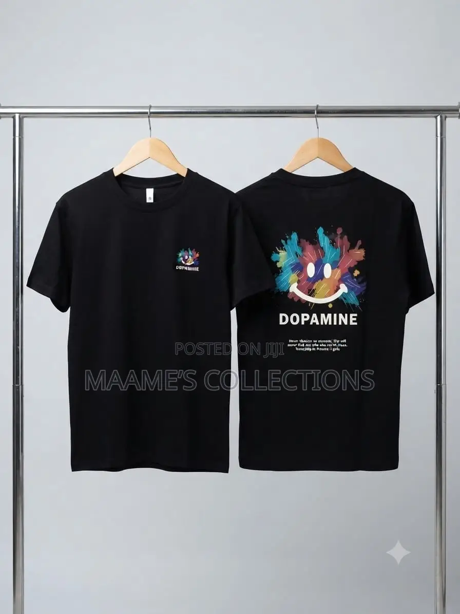 Men’s Graphic Print Short Sleeve T-Shirt – Front Back Design