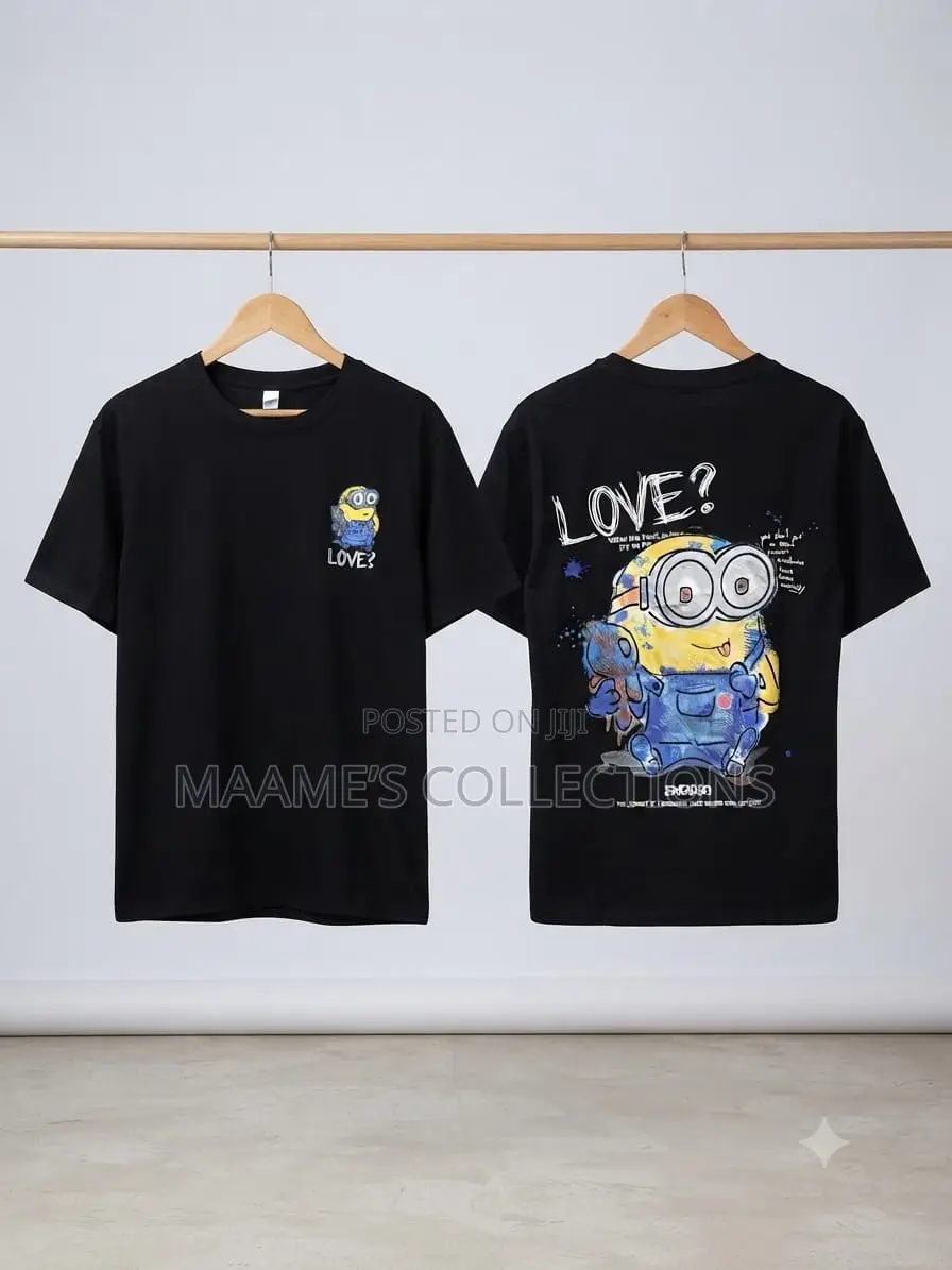 Men’s Graphic Print Short Sleeve T-Shirt – Front Back Design