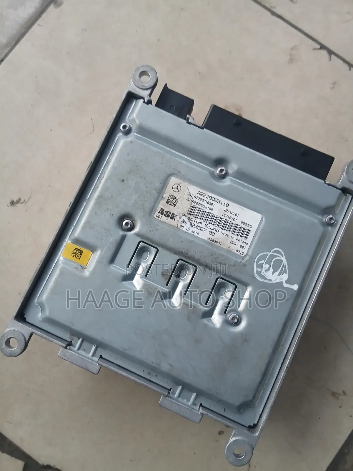 Mercedes-Benz W205 W222 W253 Glc300 Amg Audio Amplifier