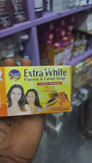 Nano Extra White Papaya Carrot Soap Plus