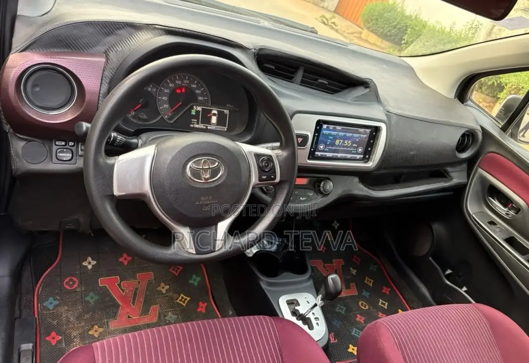 Toyota Vitz 1.3 AWD 5dr 2015 Burgundy