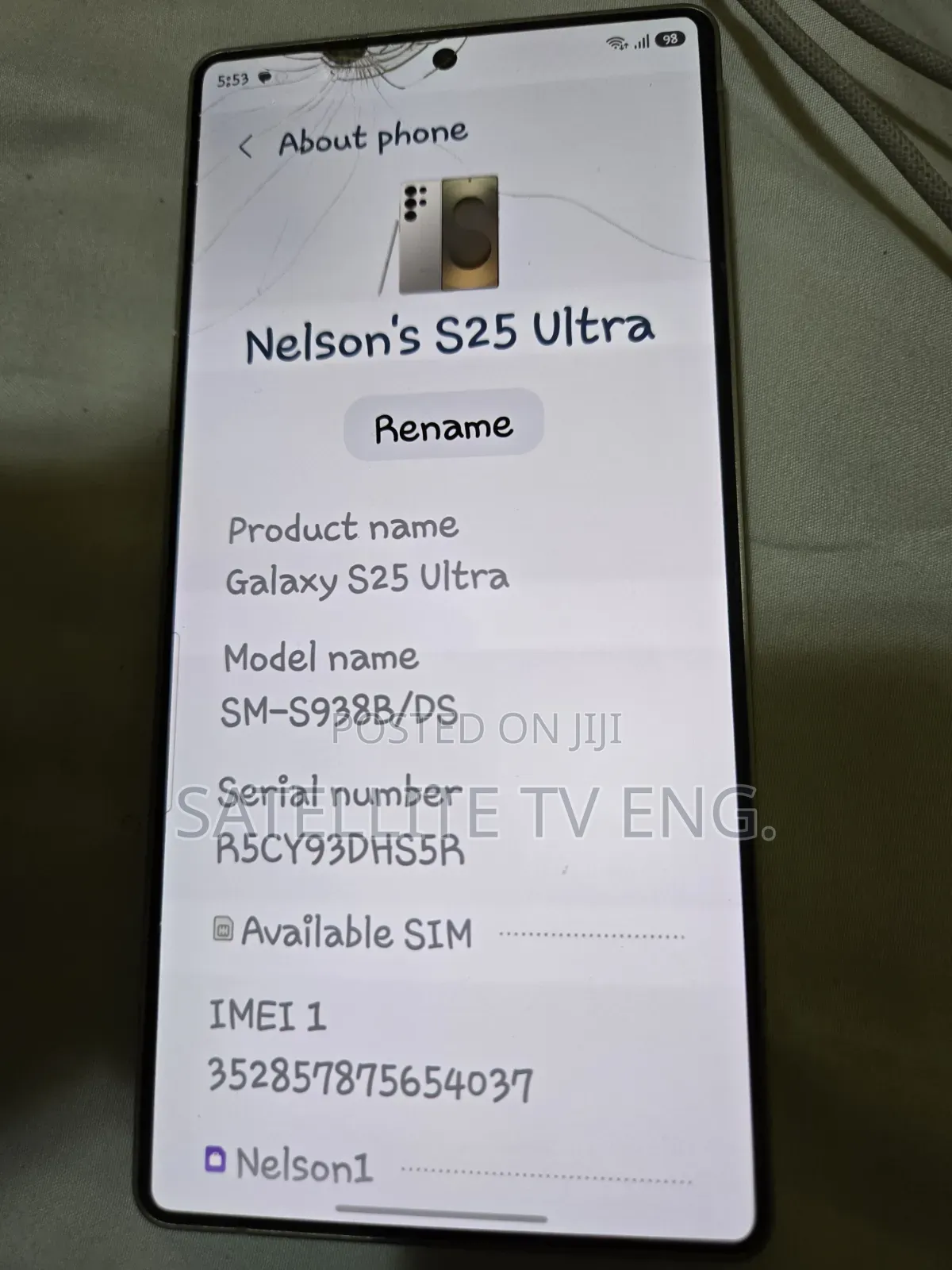 Samsung Galaxy S25 Ultra 256 GB Gold