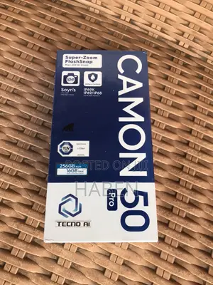 New Tecno Camon 50 Pro 256 GB Black