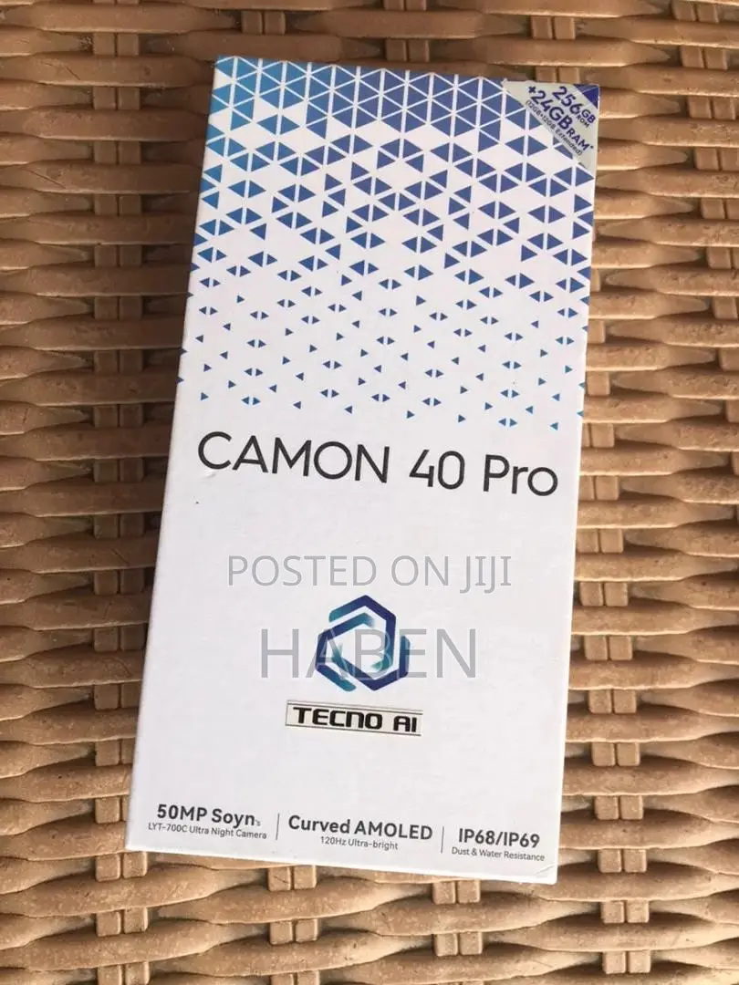 New Tecno Camon 40 Pro 5G 256 GB Blue