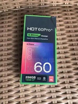 New Infinix Hot 60 Pro+ 256 GB Black