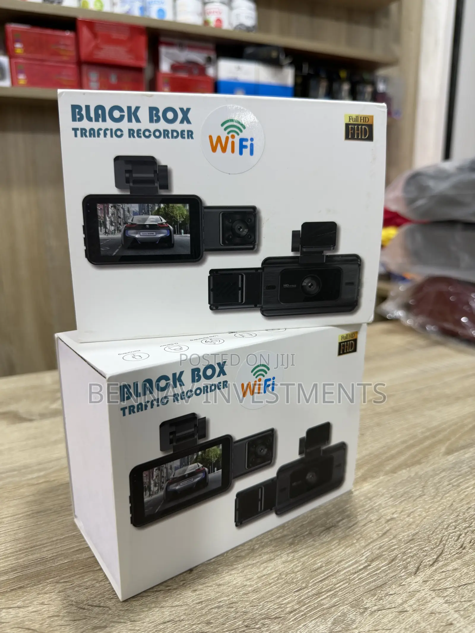 3 Channel WiFi Enabled Dash Cam FHD 1080p