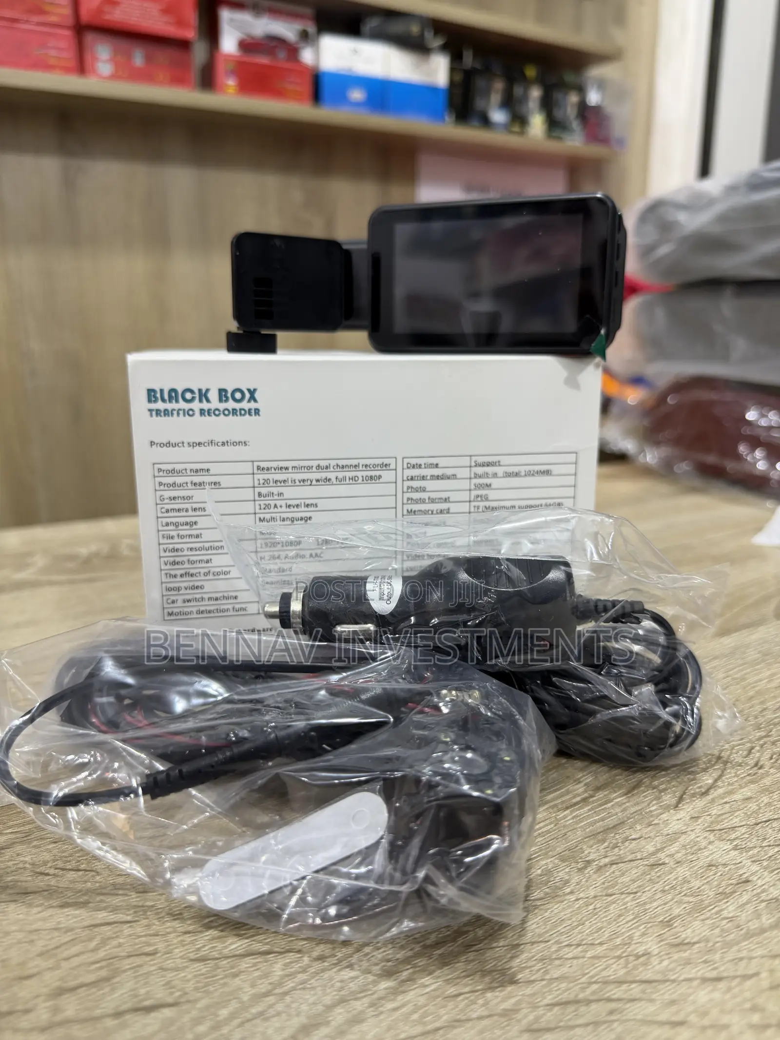 3 Channel WiFi Enabled Dash Cam FHD 1080p