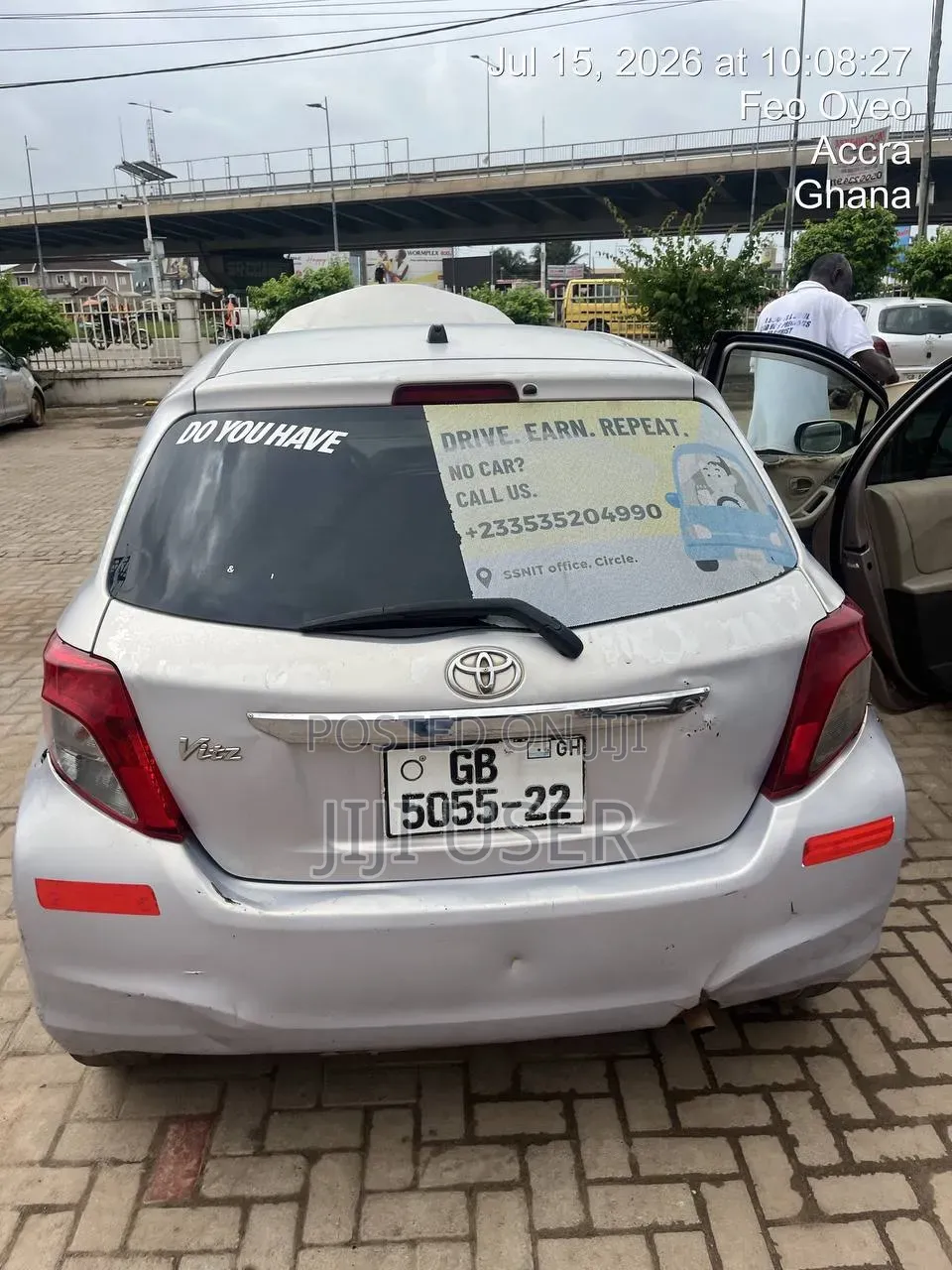 Toyota Vitz 2012 Gray