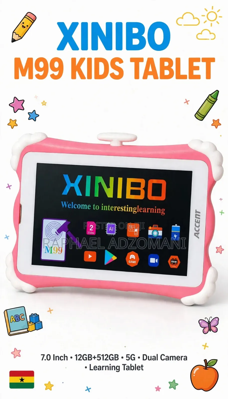 New Tablet 512 GB Pink