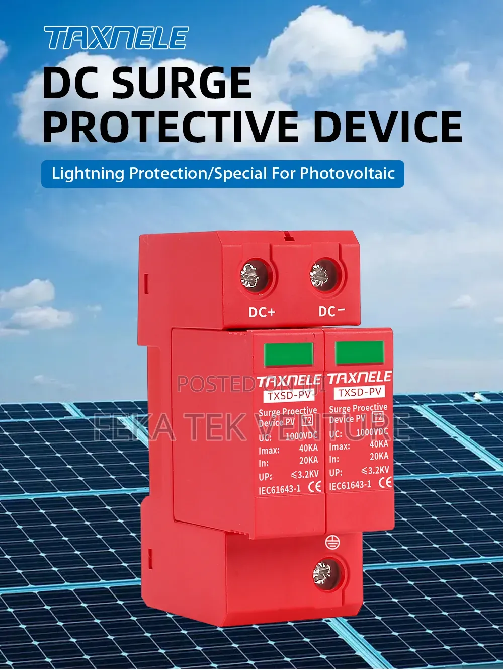 Dc Surge Protective Device (SPD)-2p