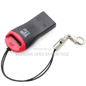 SD Card Reader - Black/Red