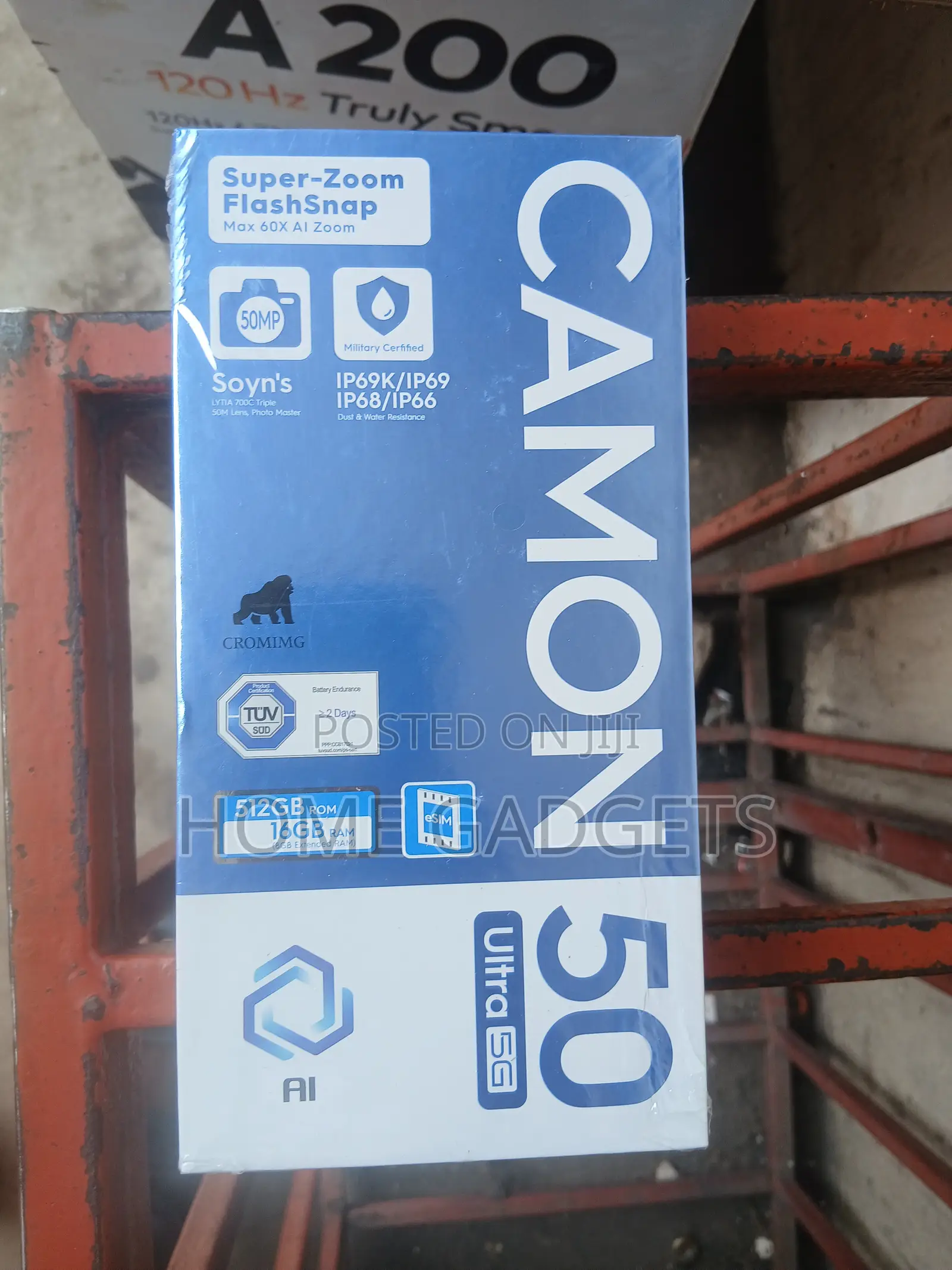 New Tecno Camon 50 Ultra 512 GB Black