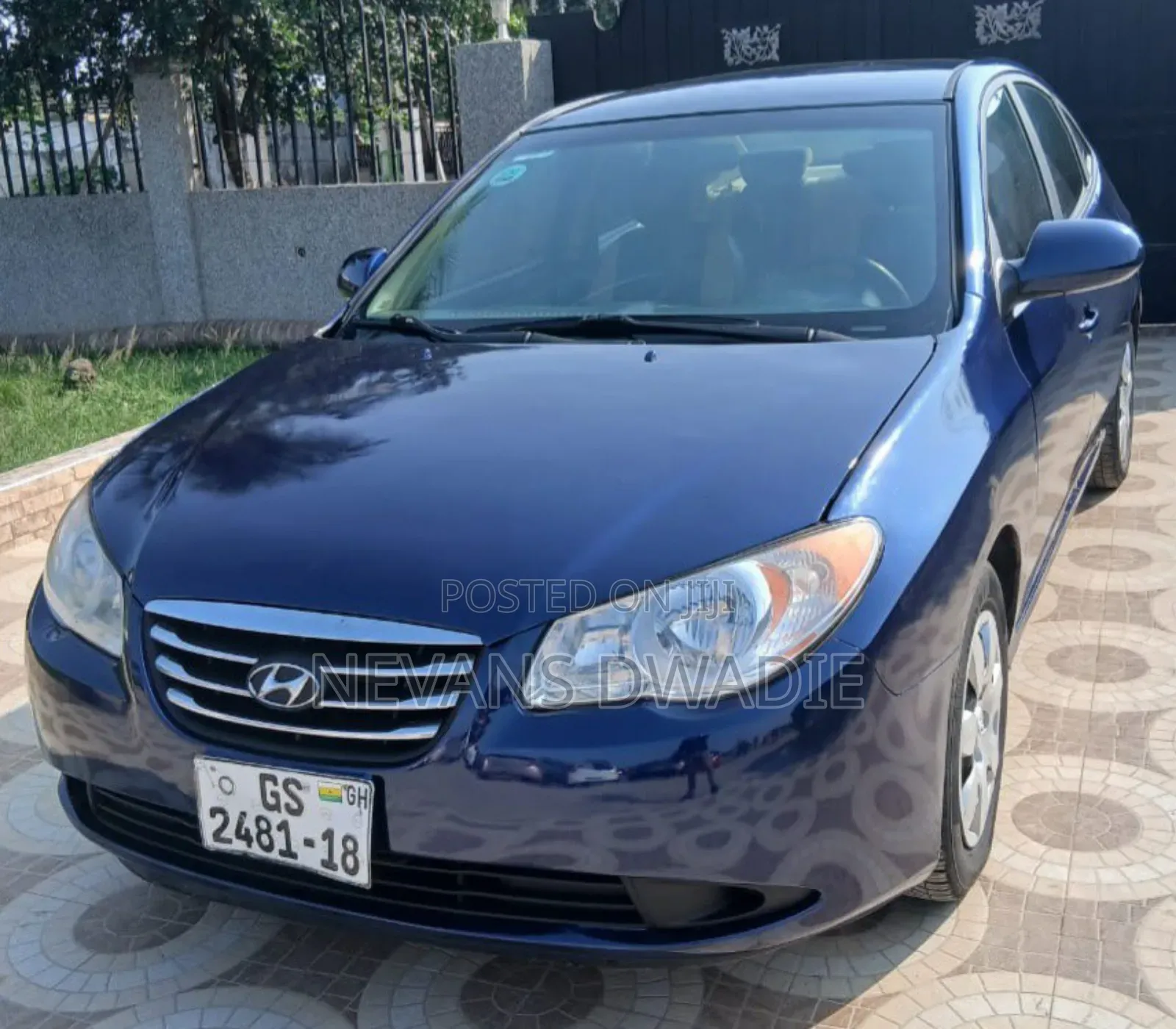 Hyundai Elantra 2008 Blue