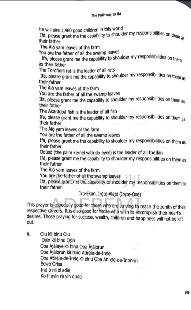 The Pathway to Ifá Religion