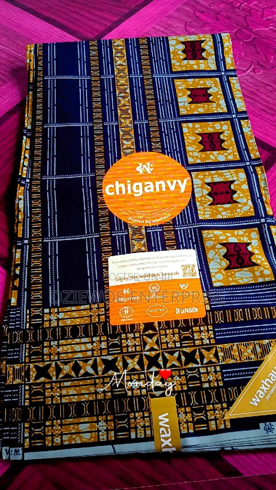 Quality Hitarget and Chganvy Wax Print