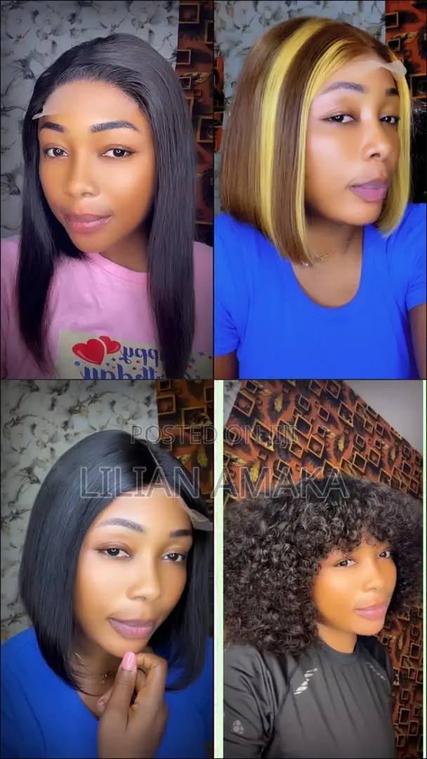 Wigs Available 100%human Hair