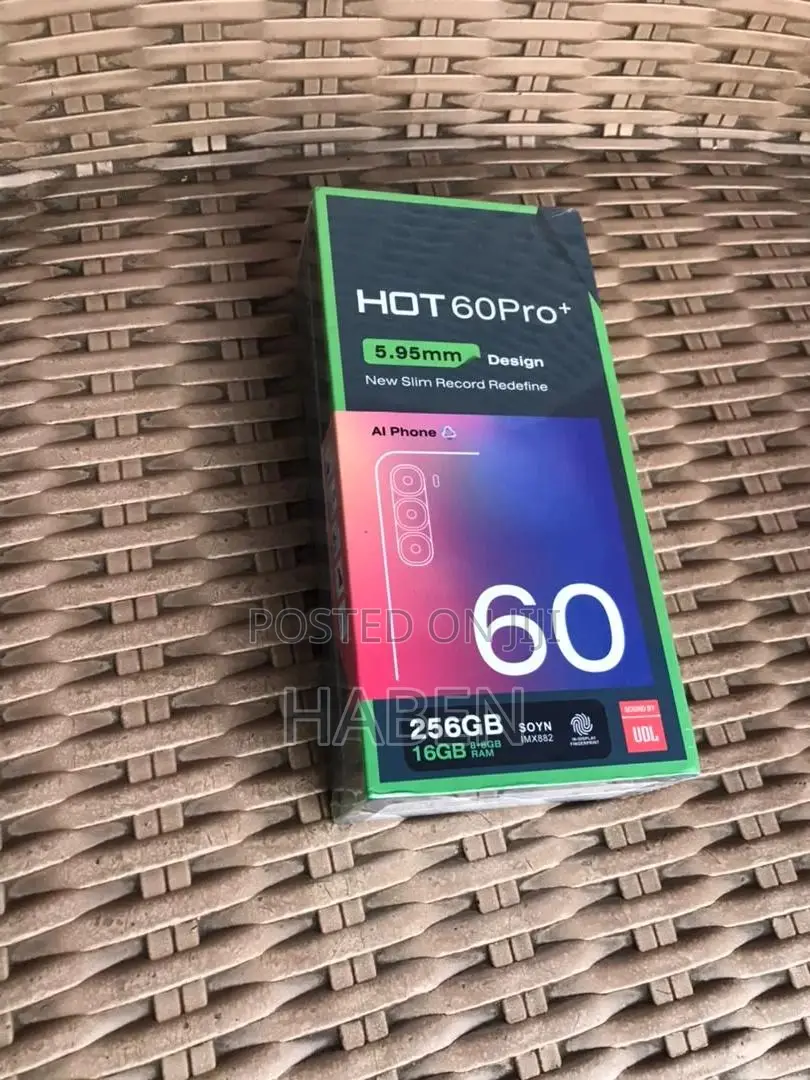 New Infinix Hot 60 Pro+ 256 GB Black