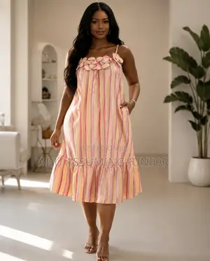 Elegant Women’s Floral Maxi Dress – Beautiful Ladies Fashion Dress