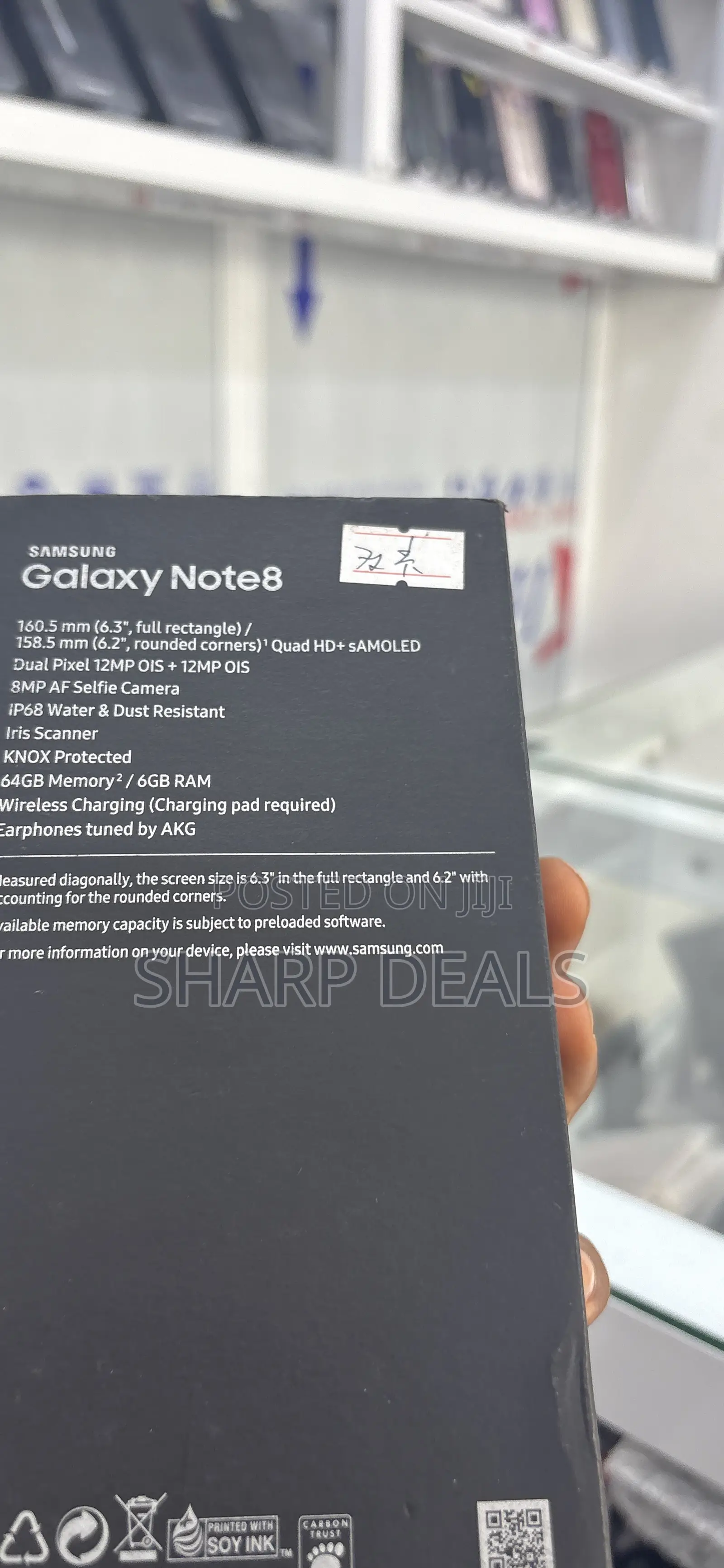 New Samsung Galaxy Note 8 64 GB Black
