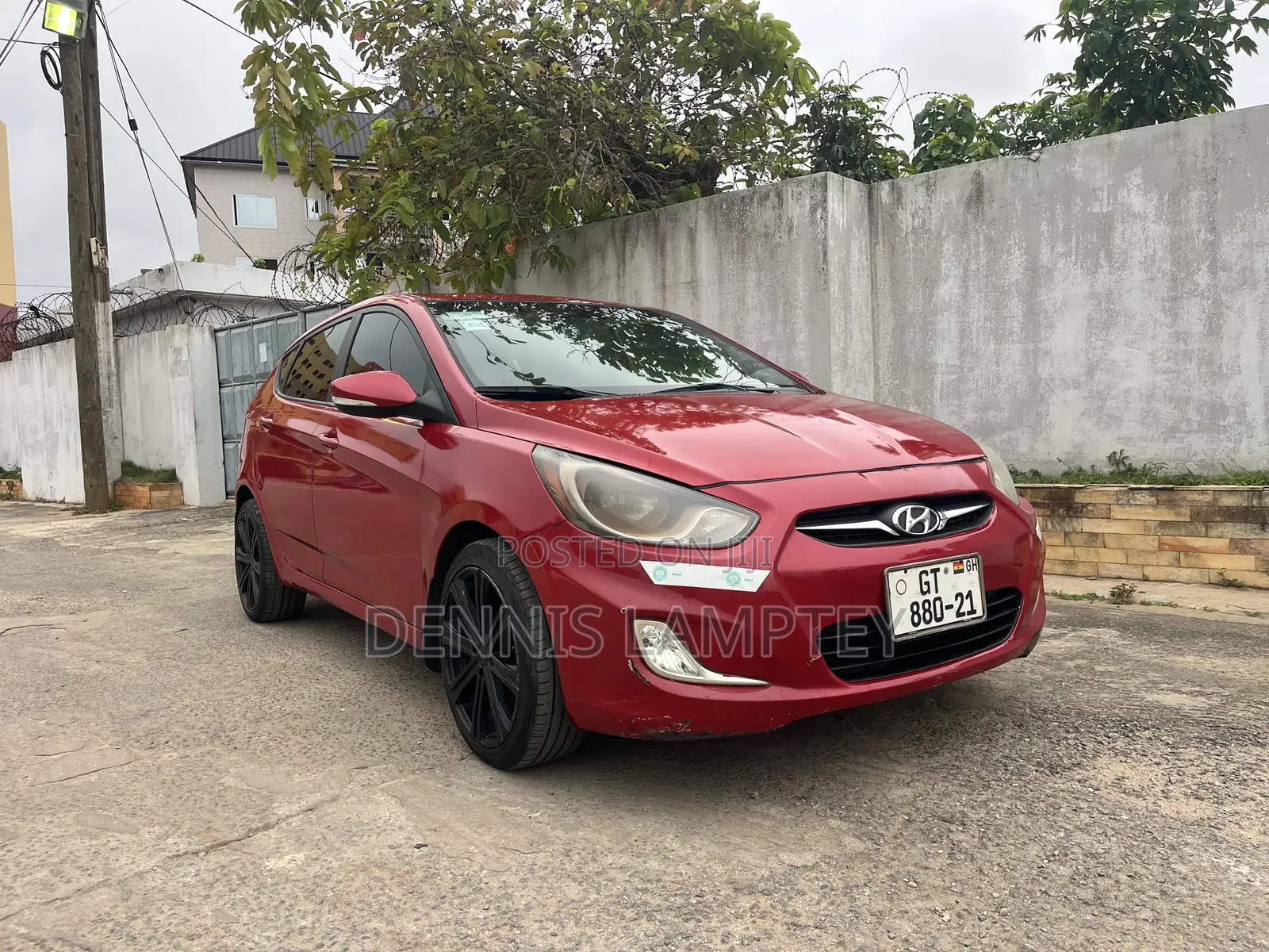 Hyundai Accent 2012 Black