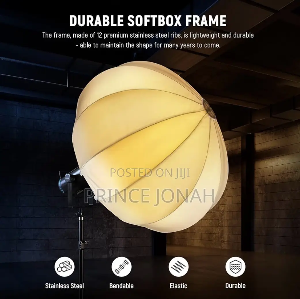 NEEWER 26"/65cm Lantern Softbox, Quick Release 360°, Bowens Mount