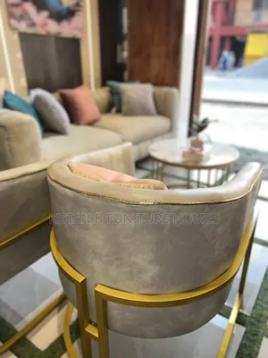 Luxe Gold Accent Chair
