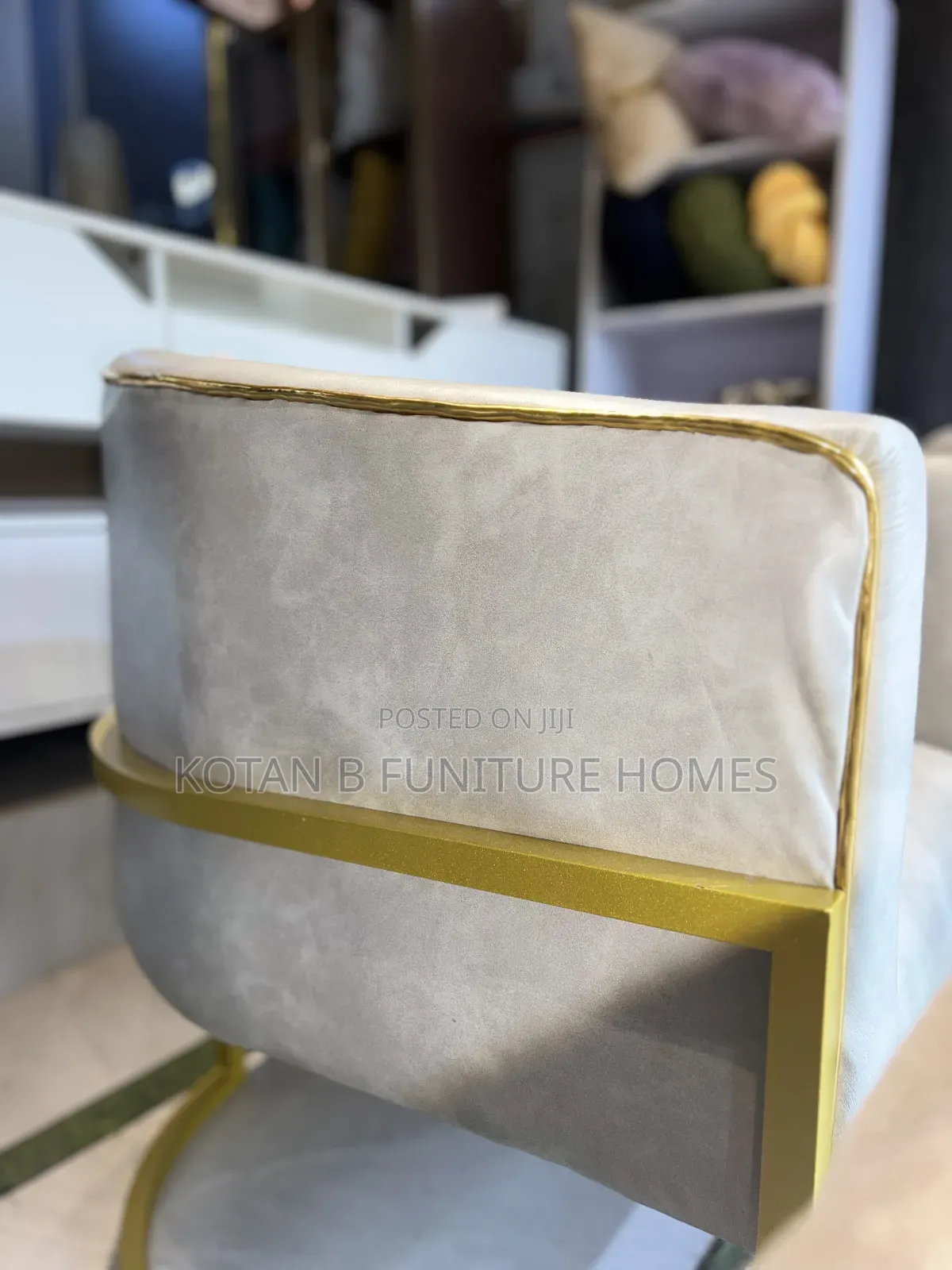 Luxe Gold Accent Chair