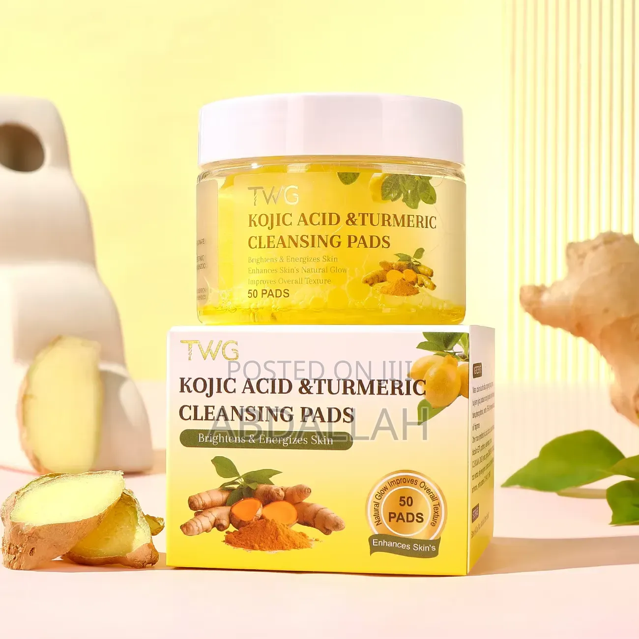 TWG Kojic Acid Turmeric Cleansing Pads