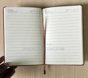A5 Notebook With Soft Leather Cover (Brown)