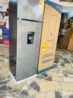 Silver-Coloured Model Nasco 280-Litre 2-Door Top-Mount Refrigerator