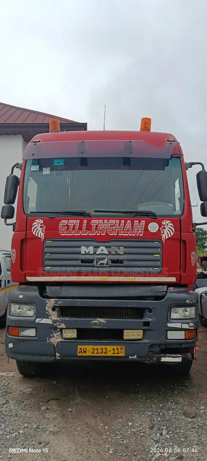 Double Axle Man TGA FOR SALE