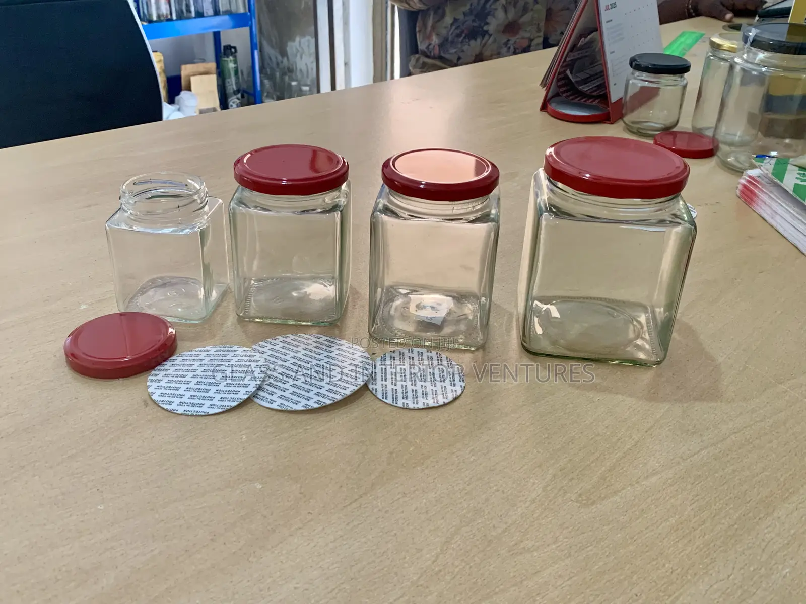 Square Jars