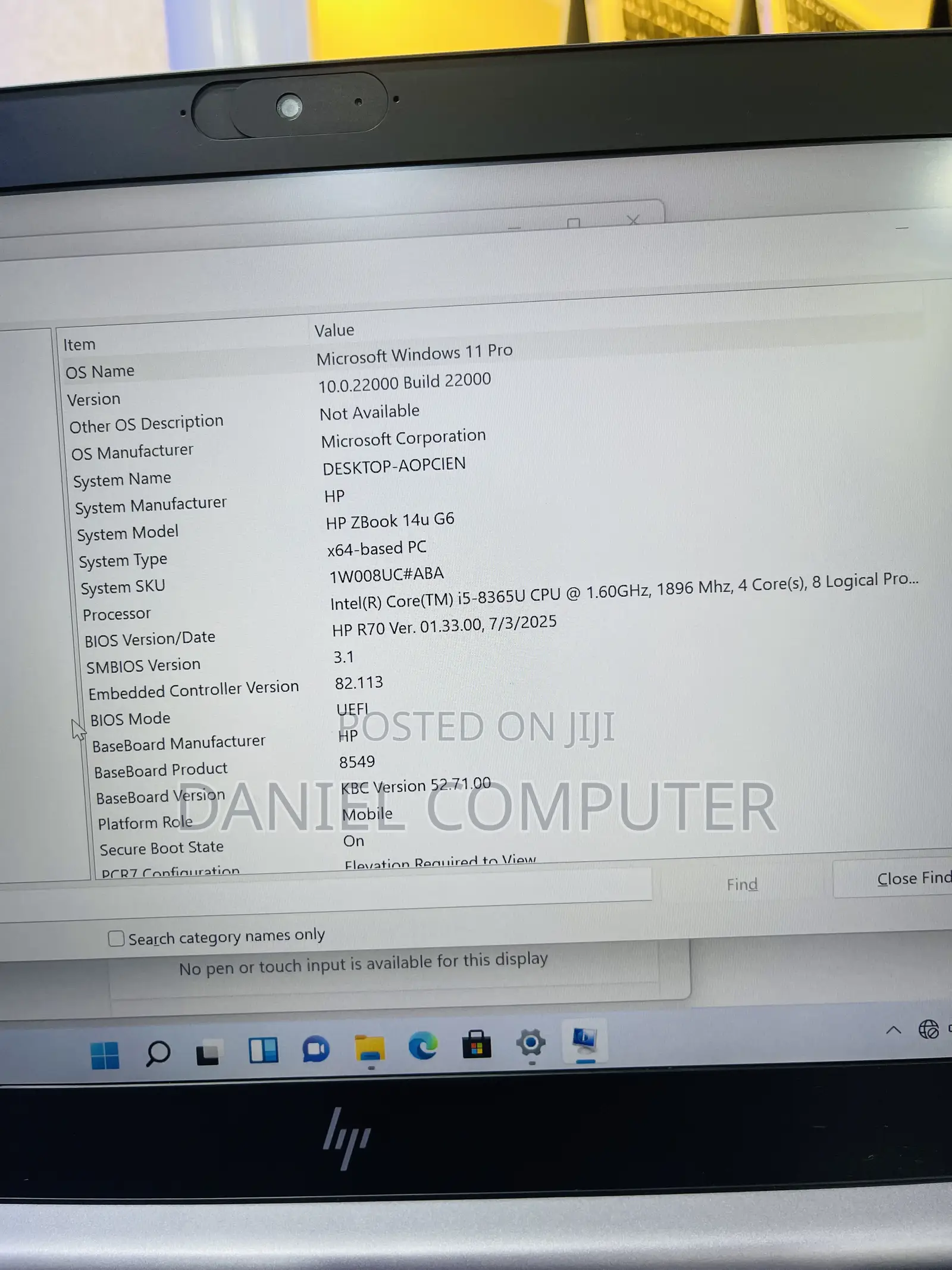Laptop HP ZBook 14u G6 16GB Intel Core i5 SSD 512GB