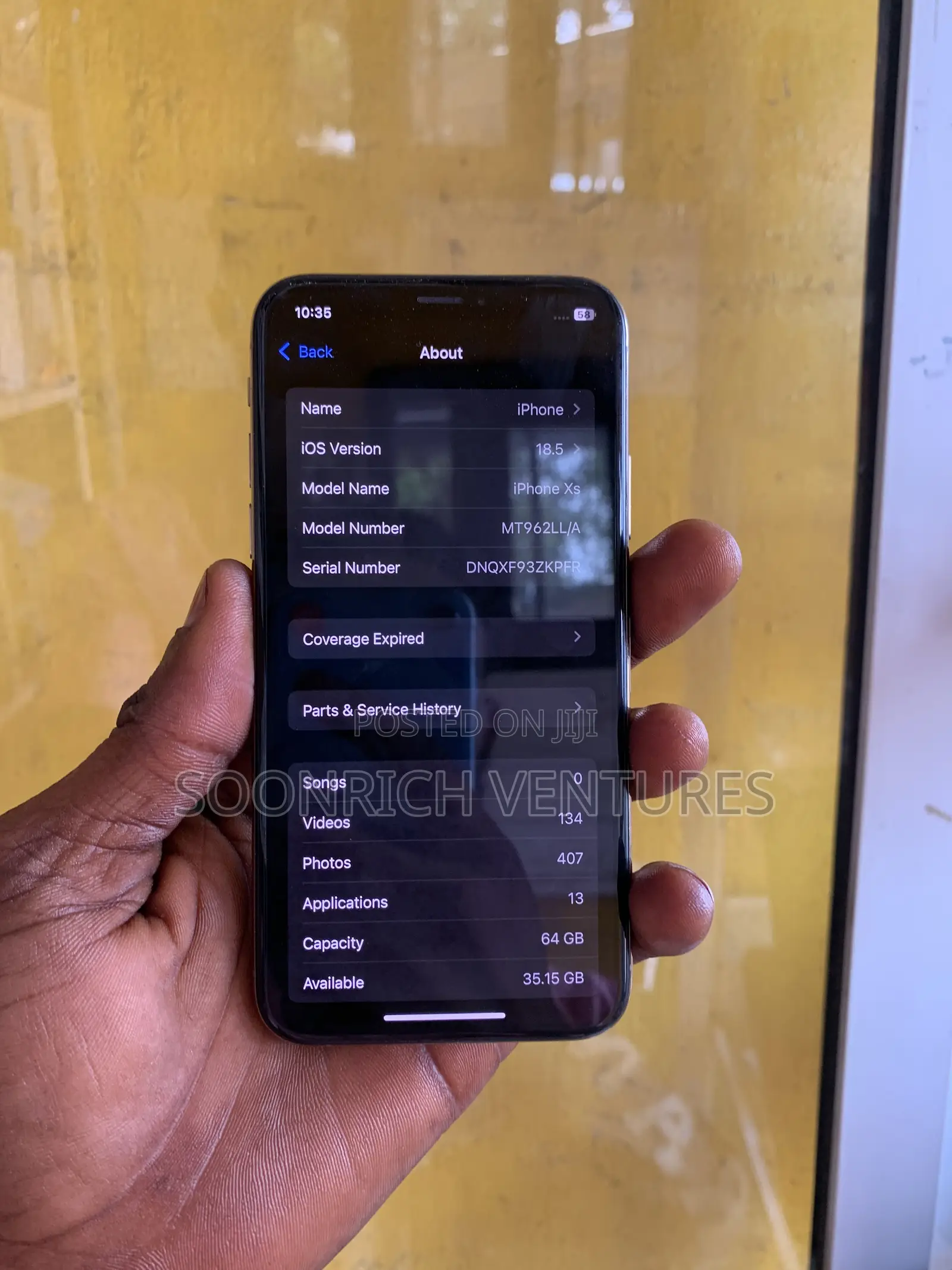 Apple iPhone XS 64 GB Gold