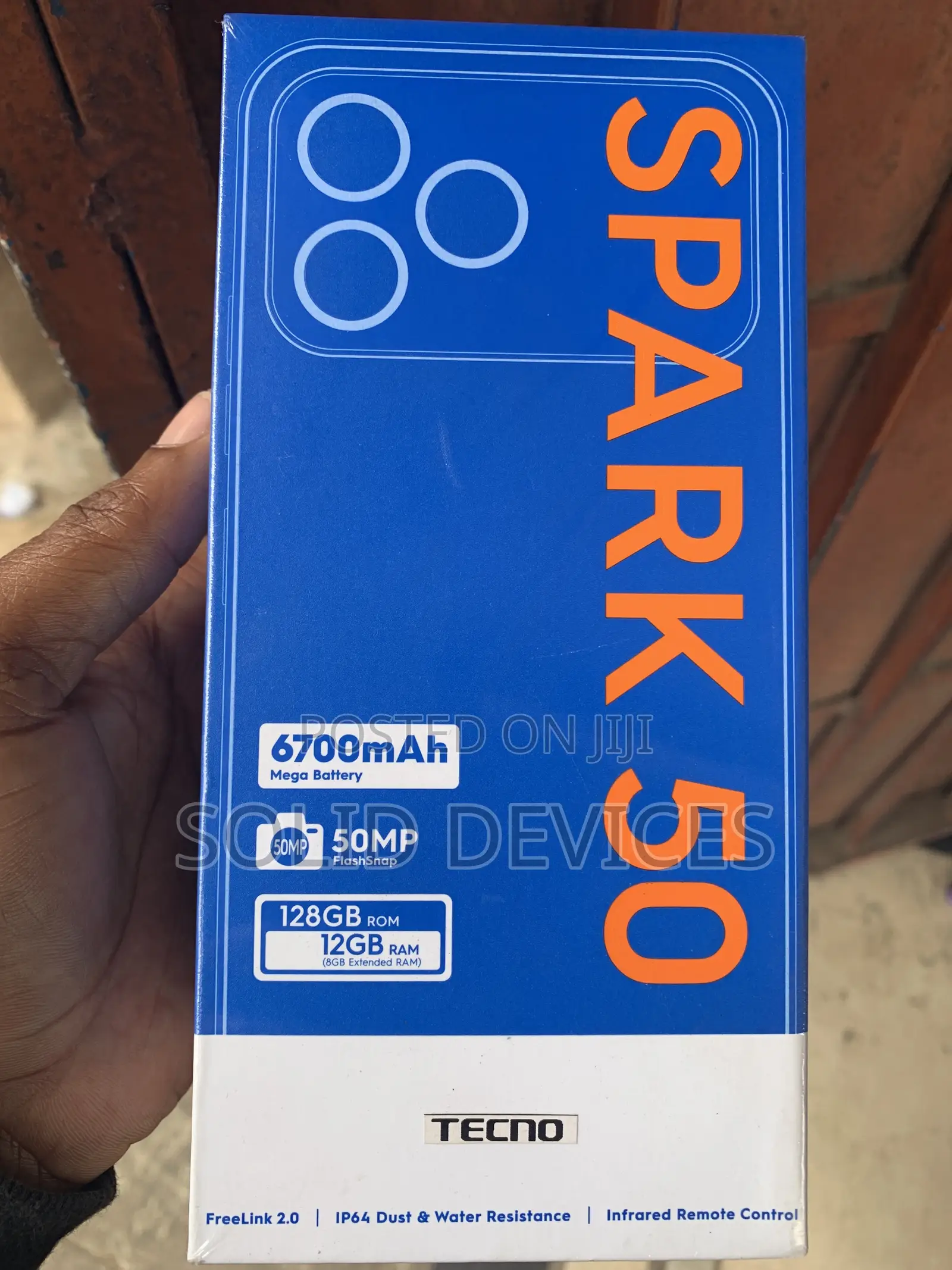 New Tecno Spark 50 128 GB Black