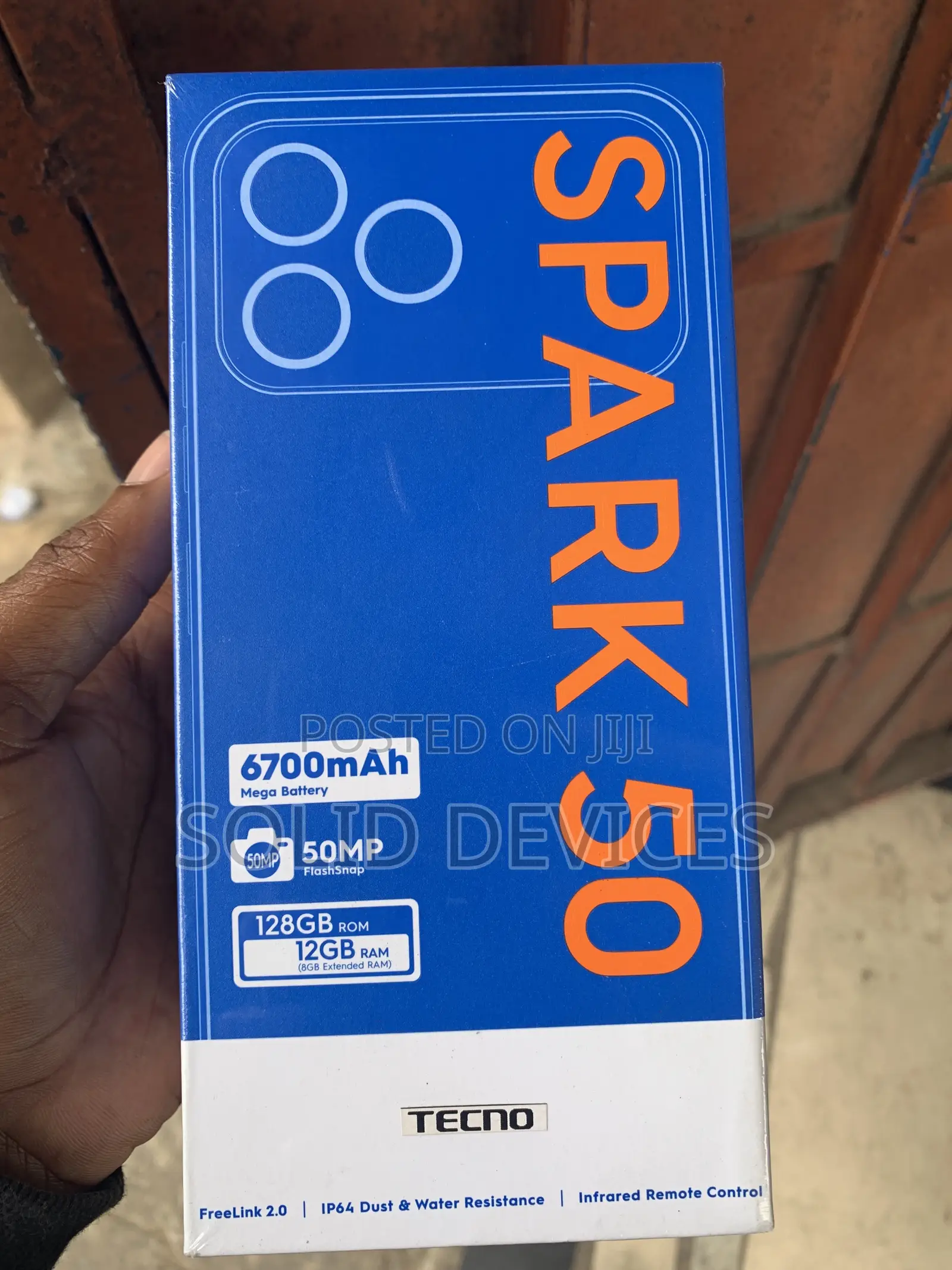 New Tecno Spark 50 128 GB Black