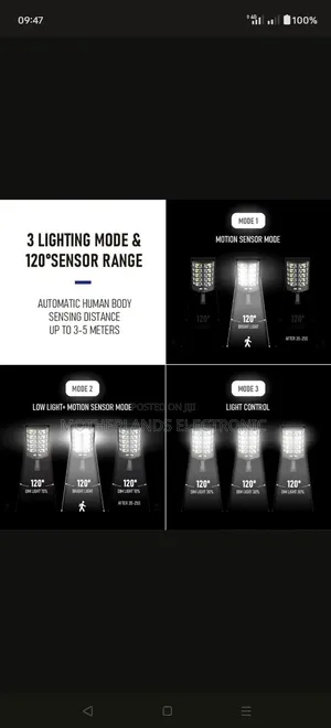 200w Motion Solar Light