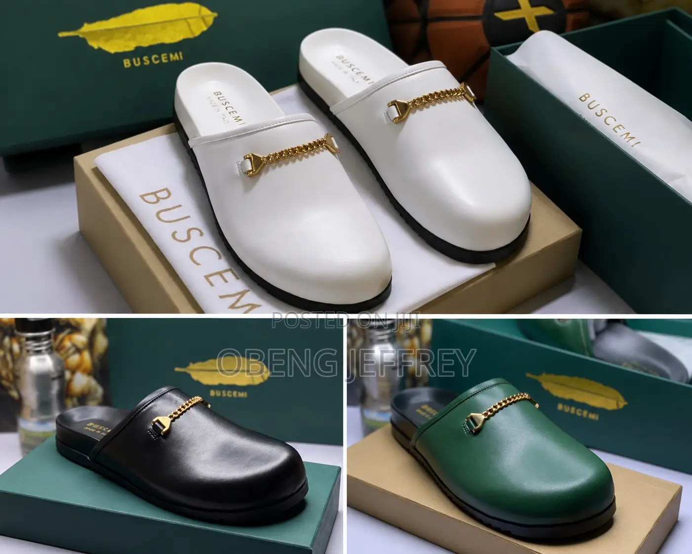 Original Buscemi Half Shoe in Colours