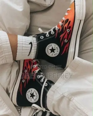 Original Converse Chuck 70 Archival Flame Print High/Low