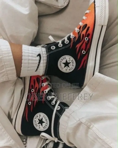 Original Converse Chuck 70 Archival Flame Print High/Low
