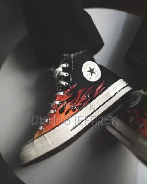 Original Converse Chuck 70 Archival Flame Print High/Low