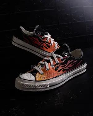 Original Converse Chuck 70 Archival Flame Print High/Low