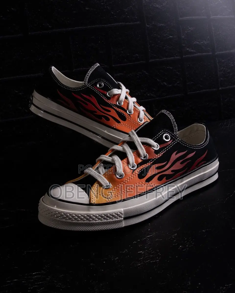 Original Converse Chuck 70 Archival Flame Print High/Low