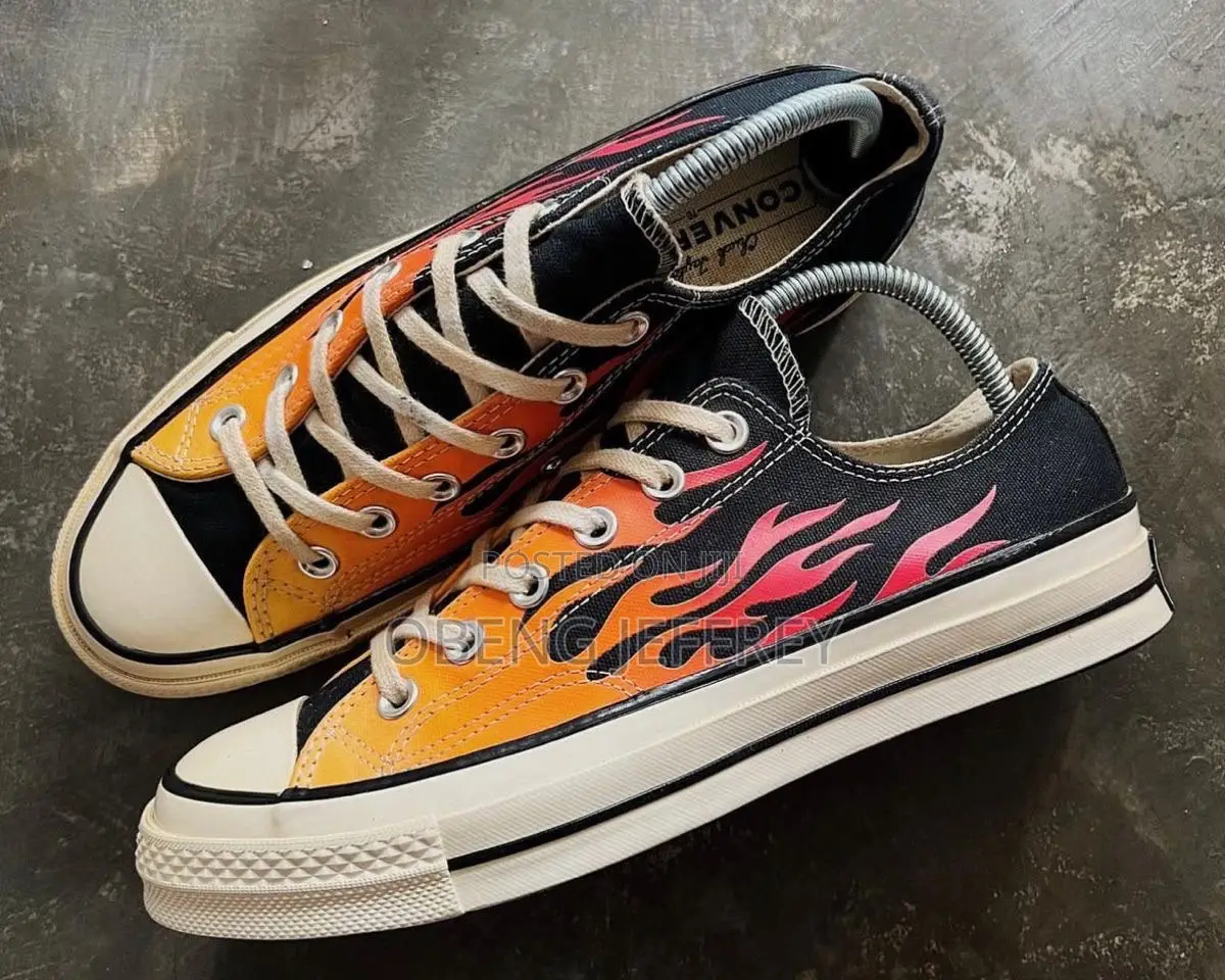 Original Converse Chuck 70 Archival Flame Print High/Low