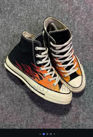 Original Converse Chuck 70 Archival Flame Print High/Low