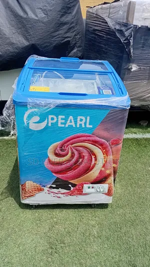 Pearl Ice Cream Display Freezer – Commercial Glass Top Freezer
