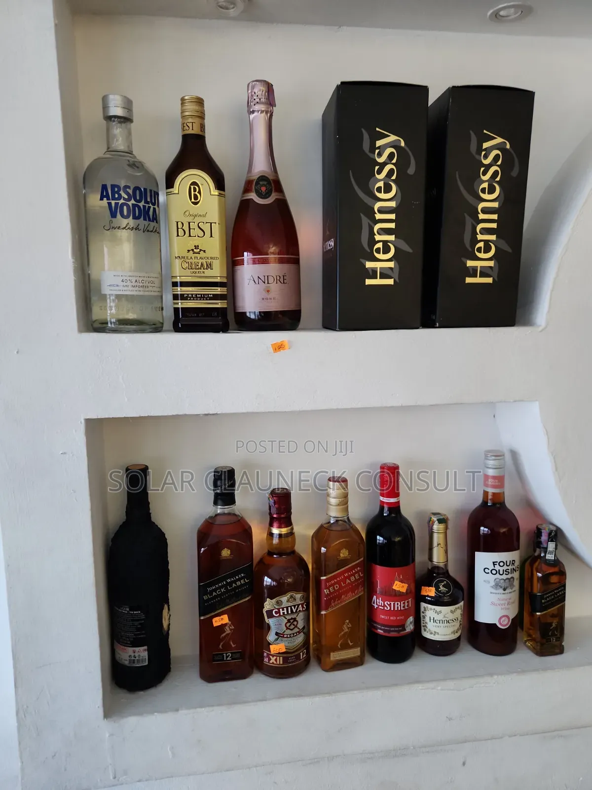 Captain Jack Café Rum
Campari
Nederburg Shiraz
La RéservJack Daniel’s