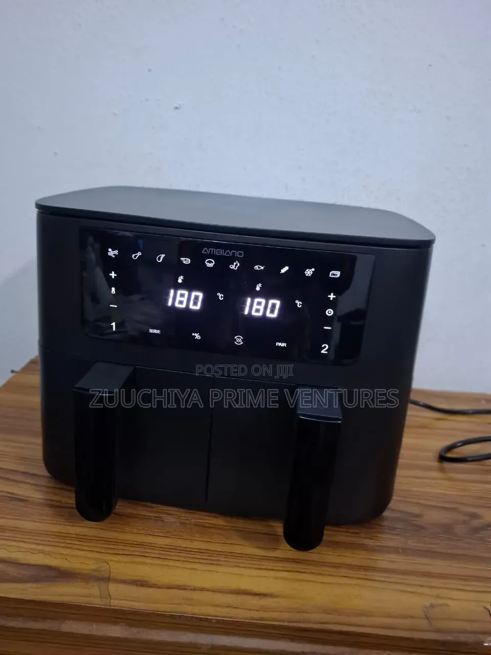 8. L Ambiano Dual Basket Digital Air Fryer From Germany 