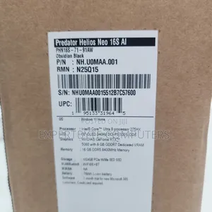 New Laptop Acer Predator Helios 16 16GB Intel Core Ultra 9 SSD 1T