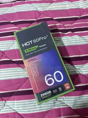 New Infinix Hot 60 Pro+ 256 GB Black